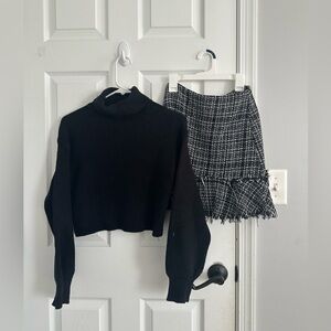 Francesca’s sweater and skirt set